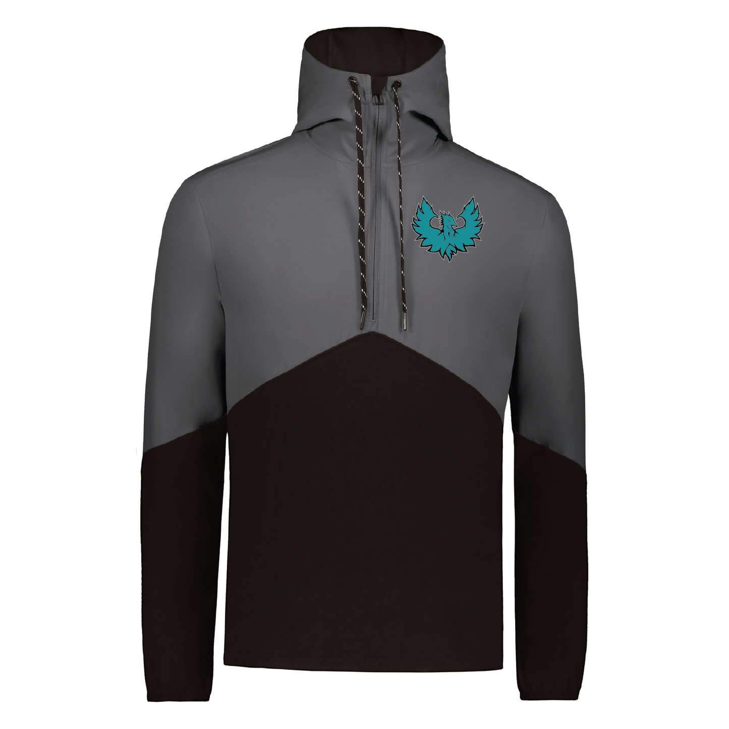 Teal Phoenix Logo - Mens LegendHooded Pullover