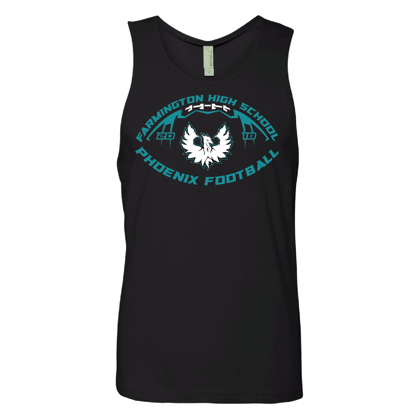 Farmington High School Phoenix Football W/White Phoenix - Mens | Womens | Youth Tank Top