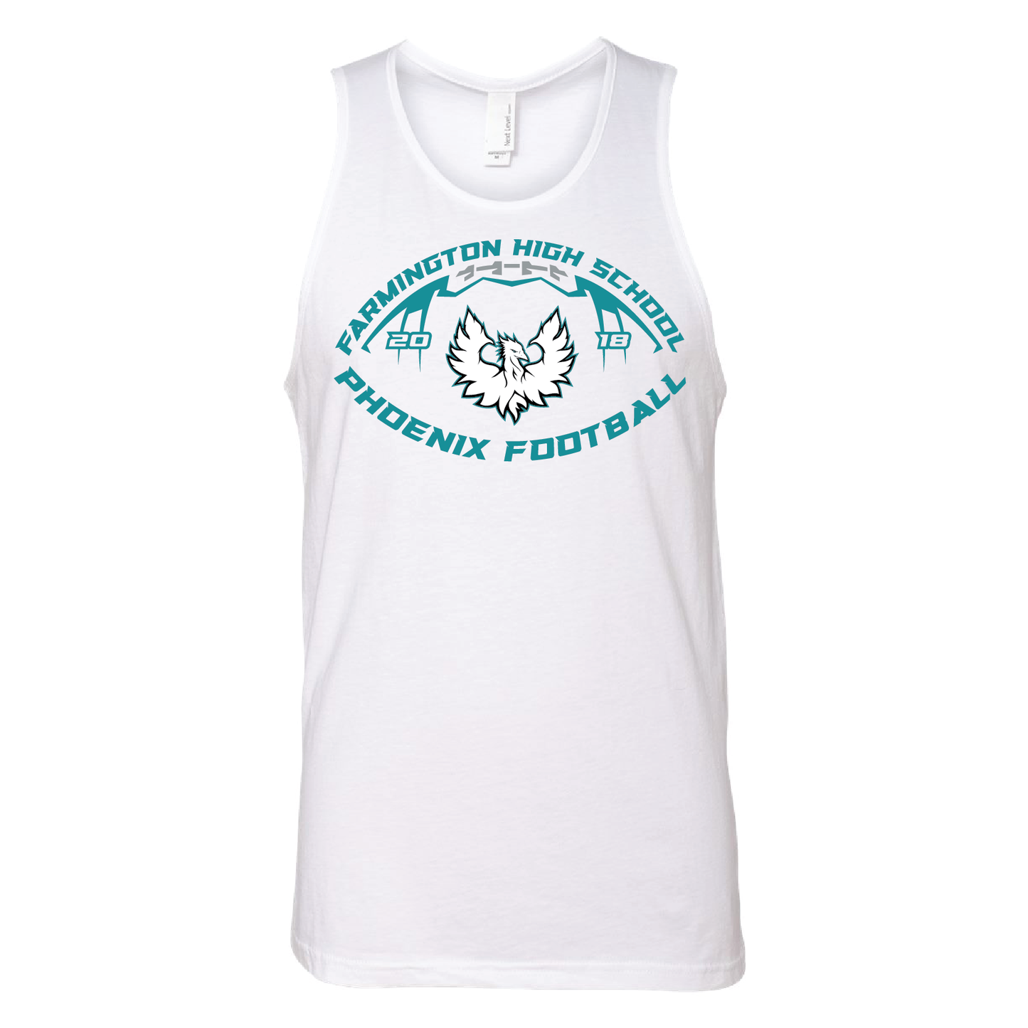 Farmington High School Phoenix Football W/White Phoenix - Mens | Womens | Youth Tank Top