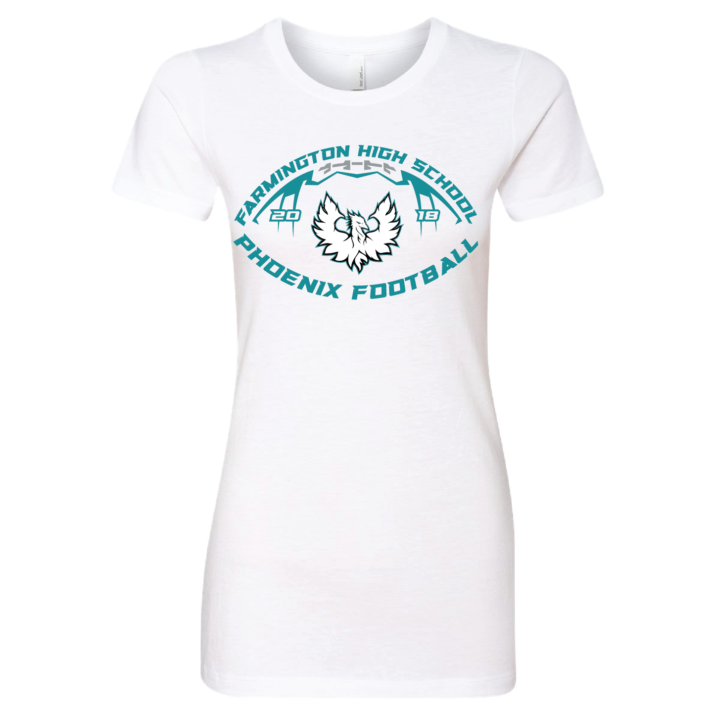 Farmington High School Phoenix Football W/White Phoenix - Mens | Womens | Youth CVC T-Shirt
