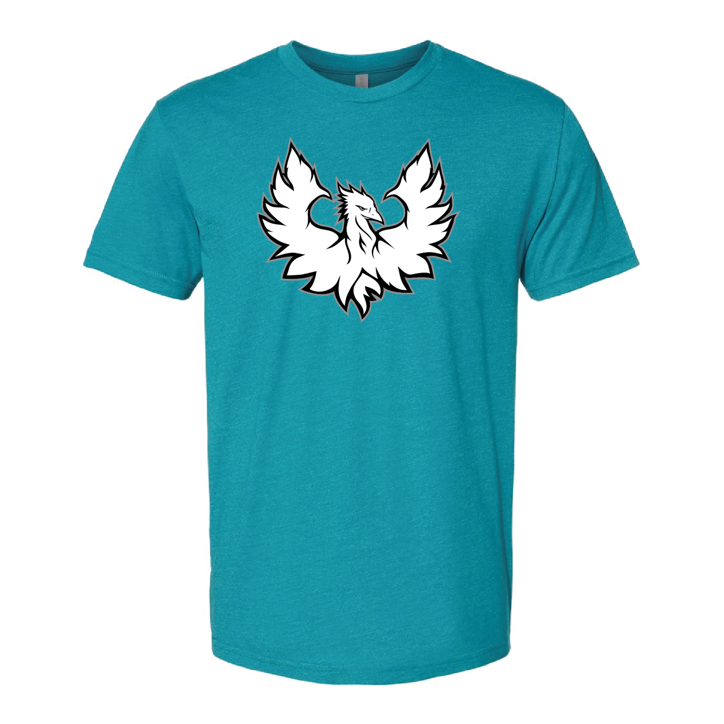 White Phoenix Logo - Mens | Womens | Youth CVC T-Shirt