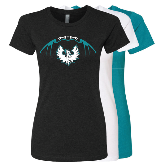 Football W/White Phoenix Logo - Mens | Womens | Youth CVC T-Shirt