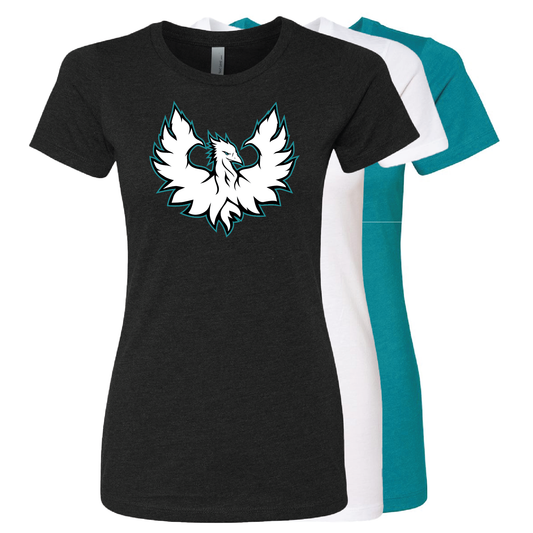 White Phoenix Logo - Mens | Womens | Youth CVC T-Shirt
