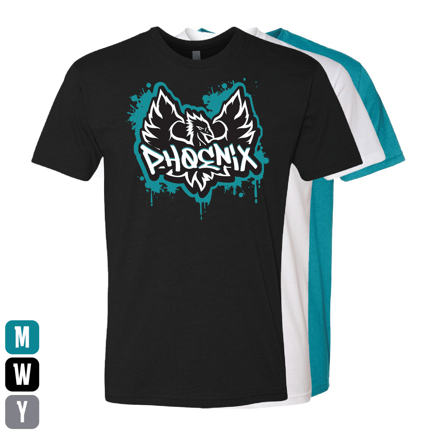 Graffit Phoenix - Mens | Womens | Youth CVC T-Shirt