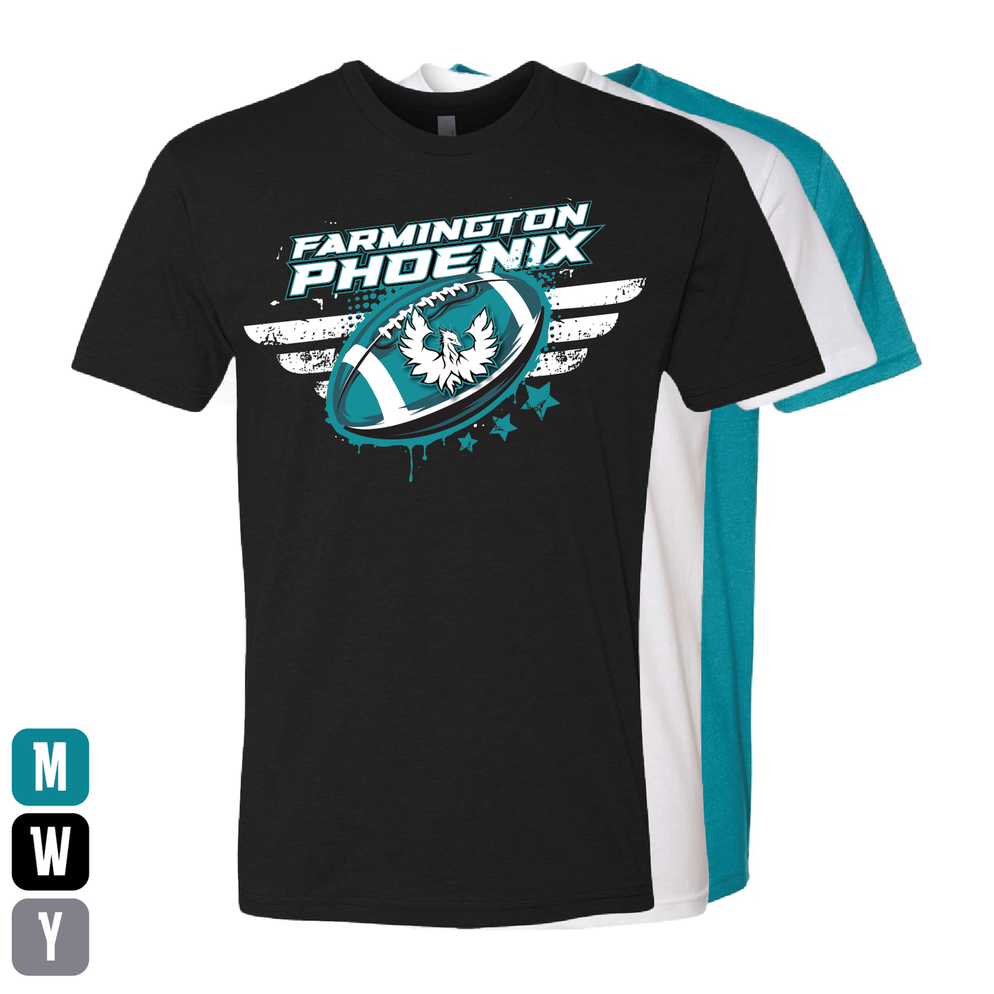 Farmington Phoenix Wings - Mens | Womens | Youth CVC T-Shirt