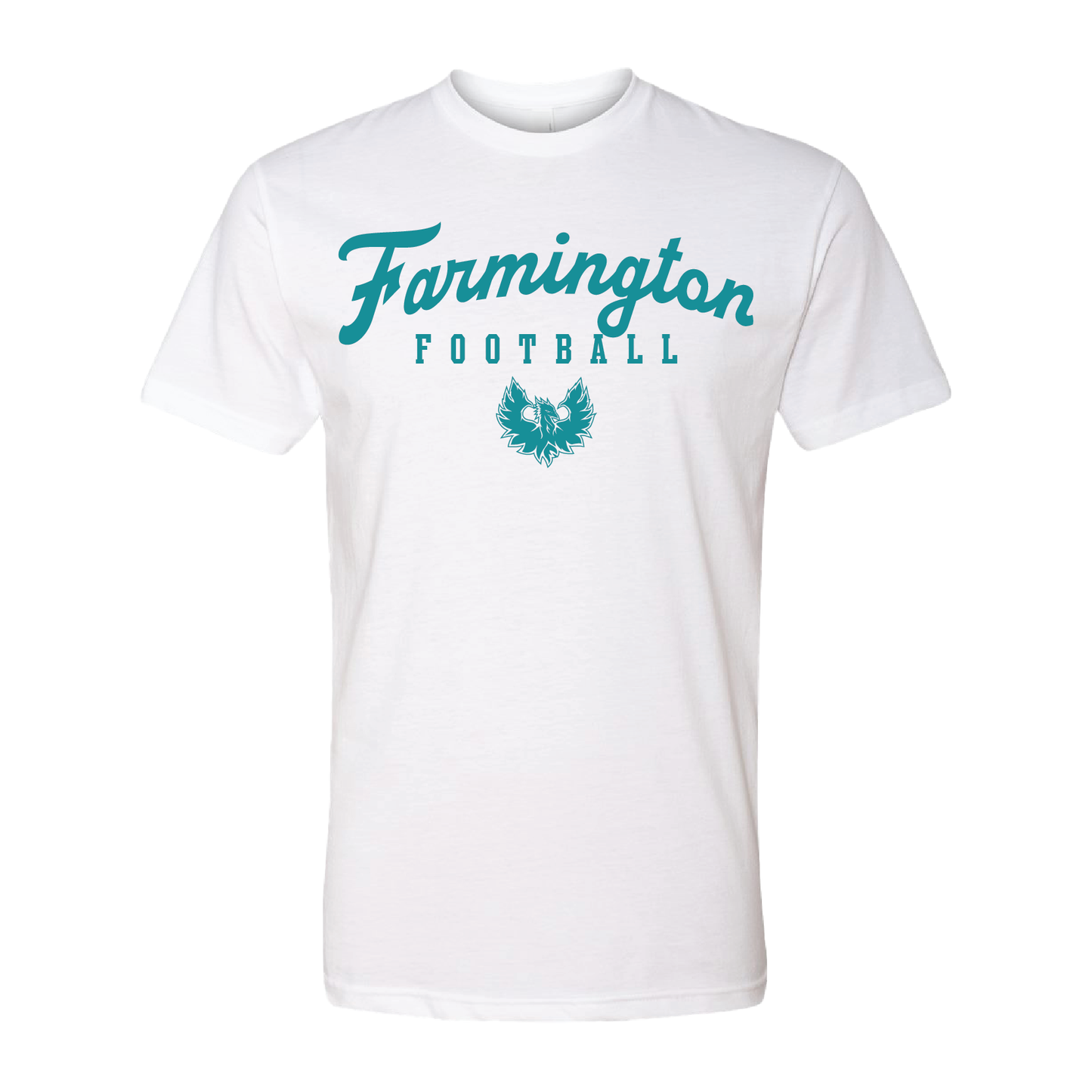 Farmington Script Football - Mens | Womens | Youth CVC T-Shirt