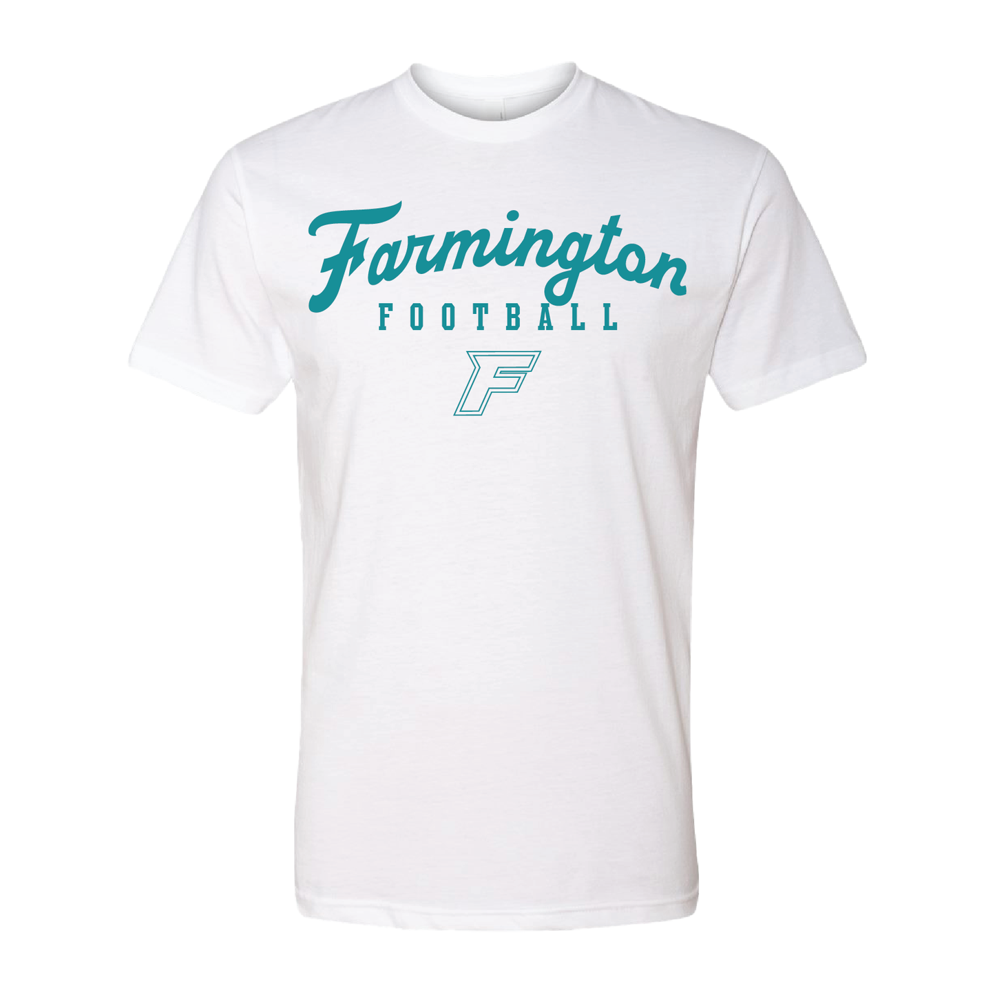 Farmington Script Football F Logo - Mens | Womens | Youth CVC T-Shirt