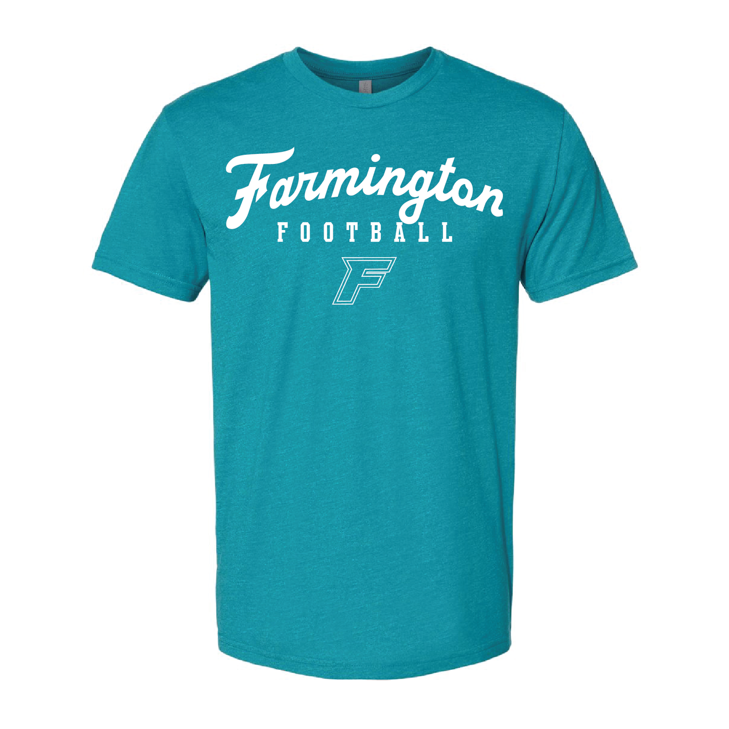Farmington Script Football F Logo - Mens | Womens | Youth CVC T-Shirt
