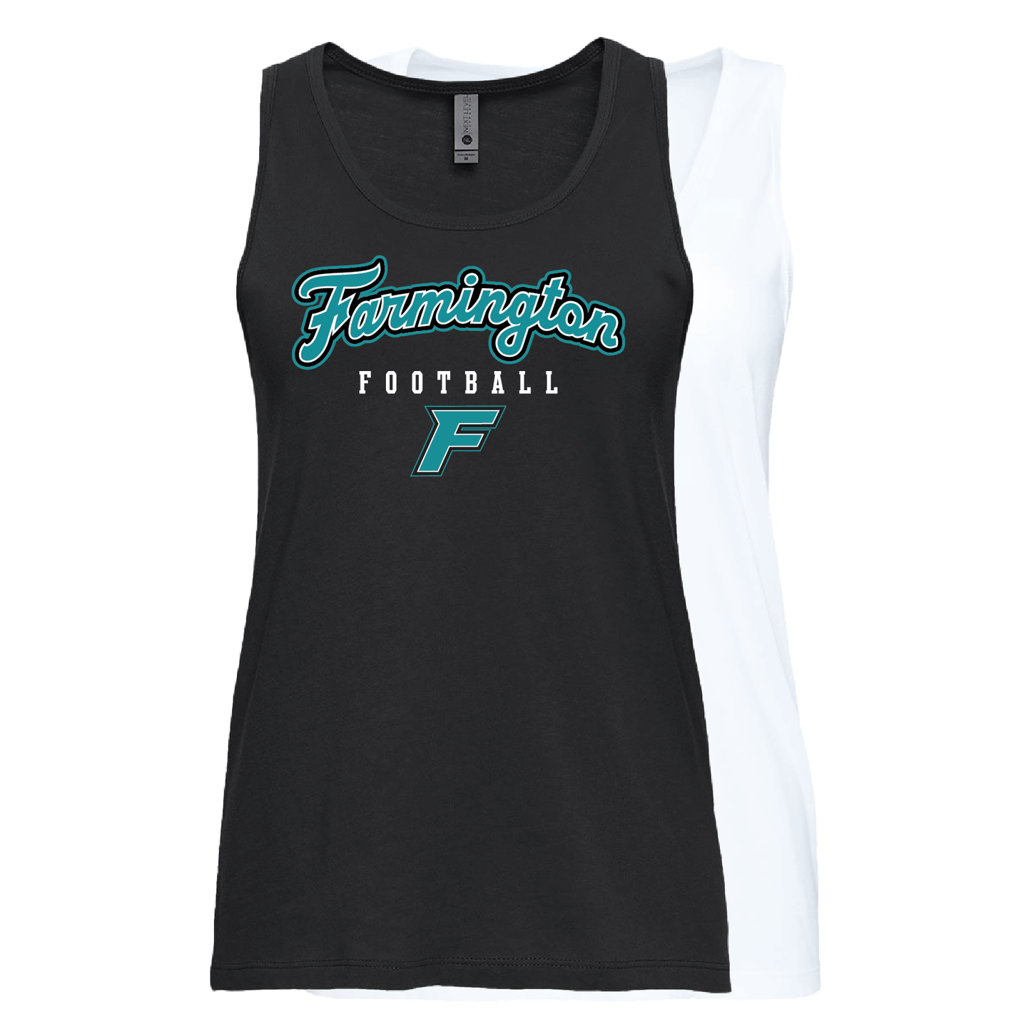 Farmington Football Script W/F Logo - Mens | Womens | Youth Tank Top