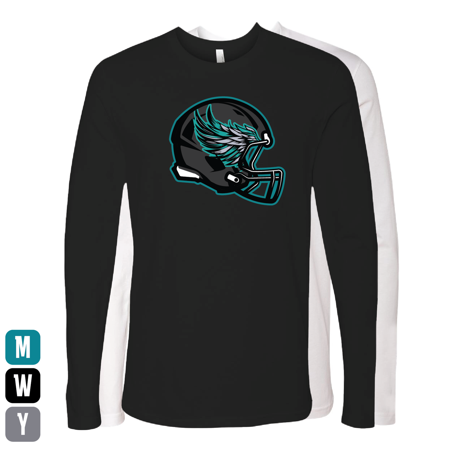 Wings Helmet - Mens | Womens | Youth Long Sleeve T-Shirt