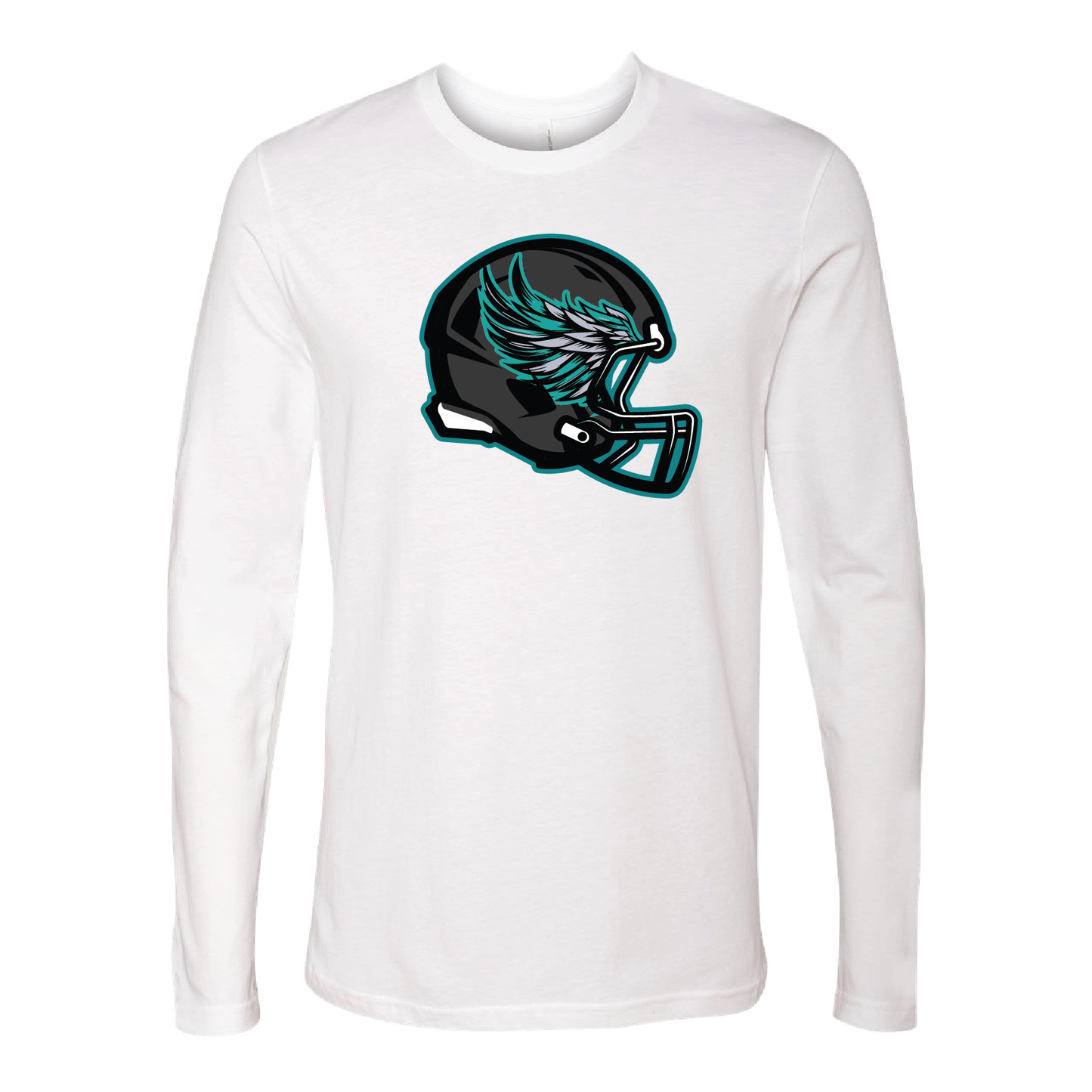 Wings Helmet - Mens | Womens | Youth Long Sleeve T-Shirt