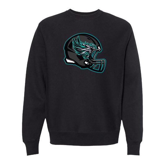 Wings Helmet - Adult Crewneck Sweatshirt