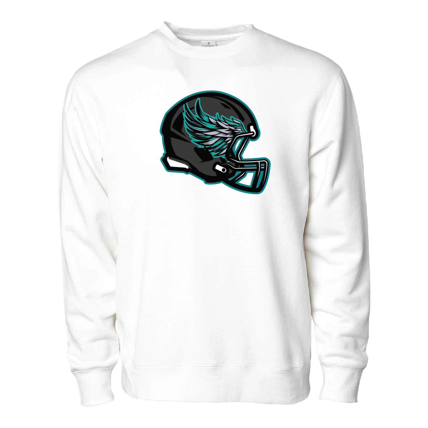 Wings Helmet - Adult Crewneck Sweatshirt