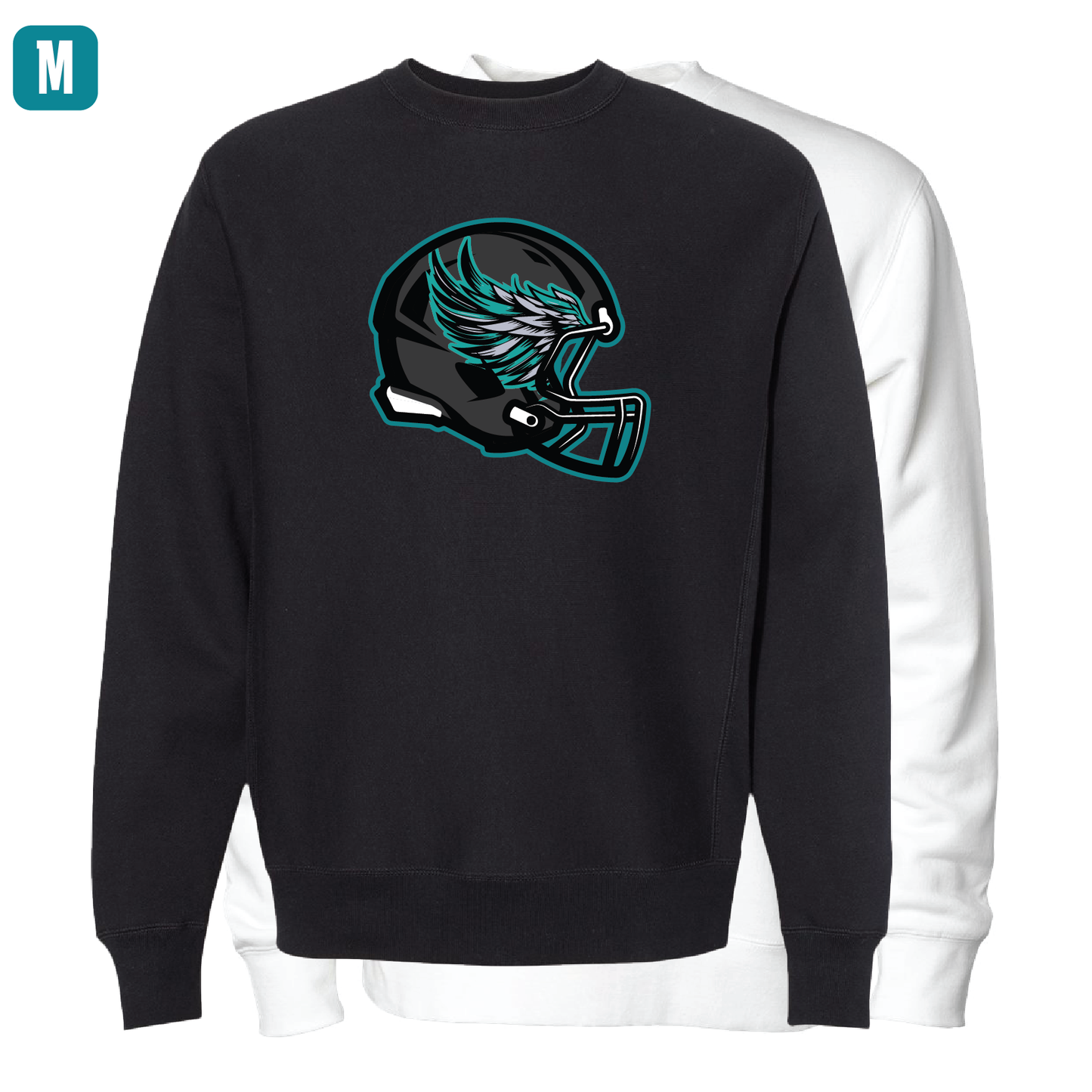 Wings Helmet - Adult Crewneck Sweatshirt