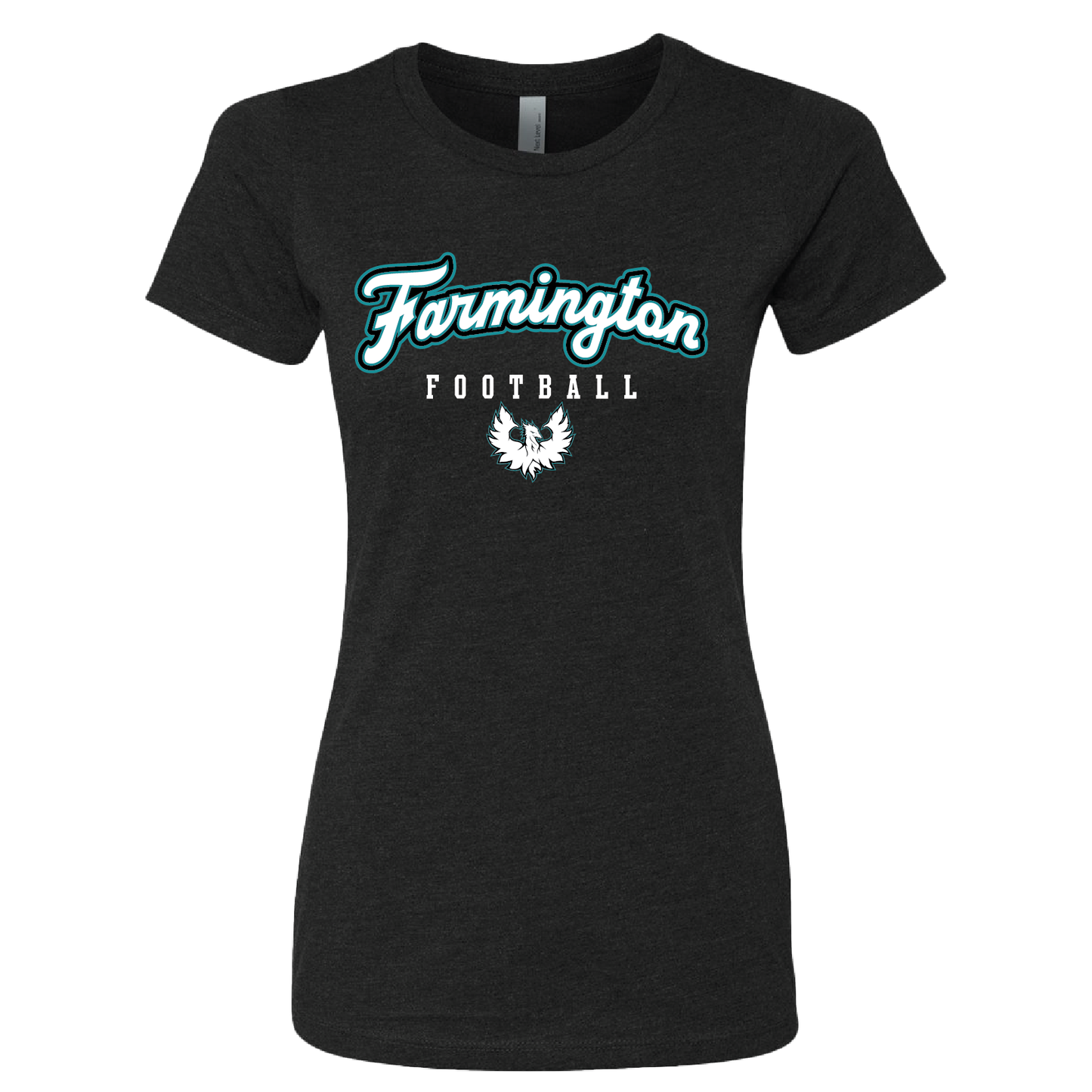 Farmington Football Script W/Phoenix Logo - Mens | Womens | Youth CVC T-Shirt