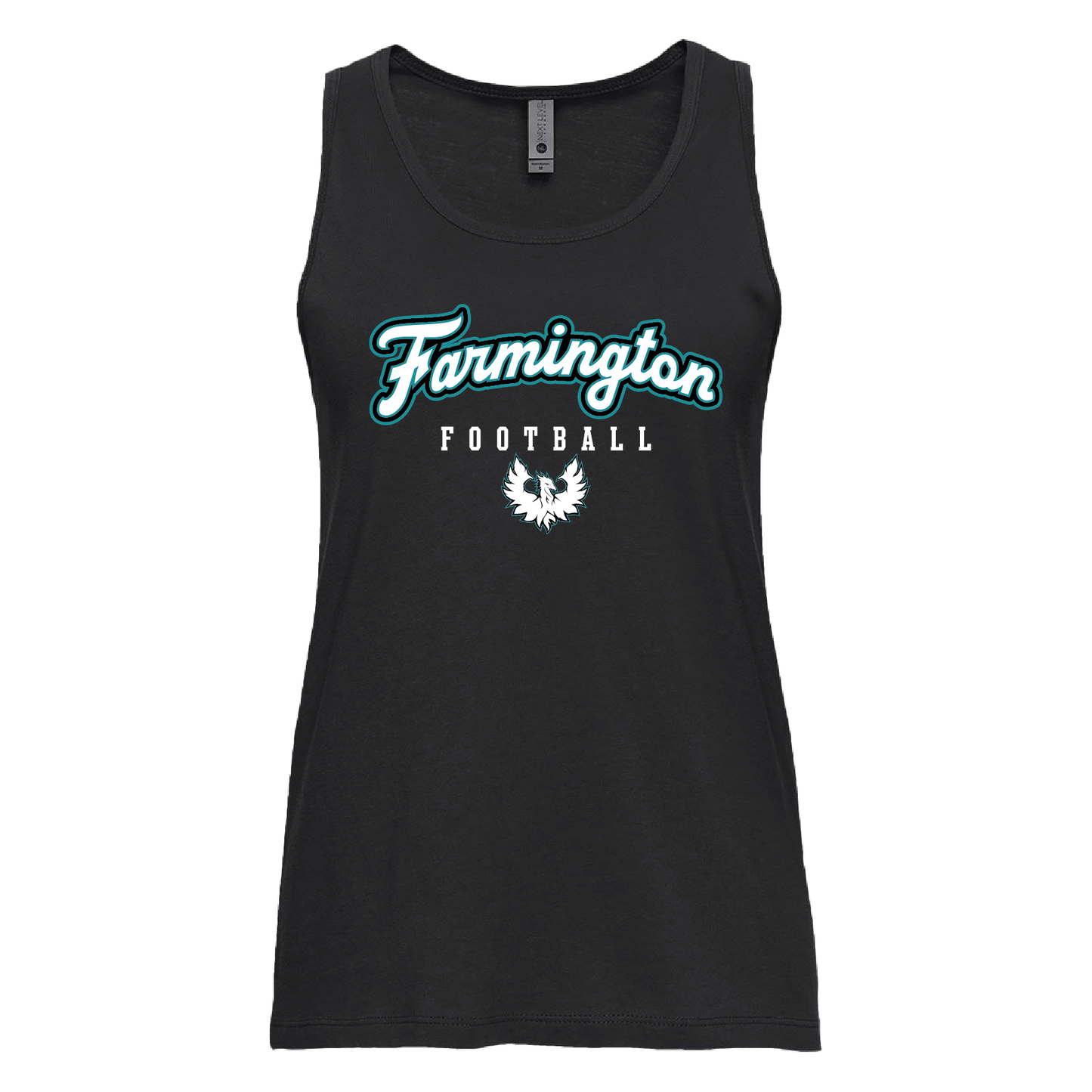 Farmington Football Script W/Phoenix Logo - Mens | Womens | Youth Tank Top