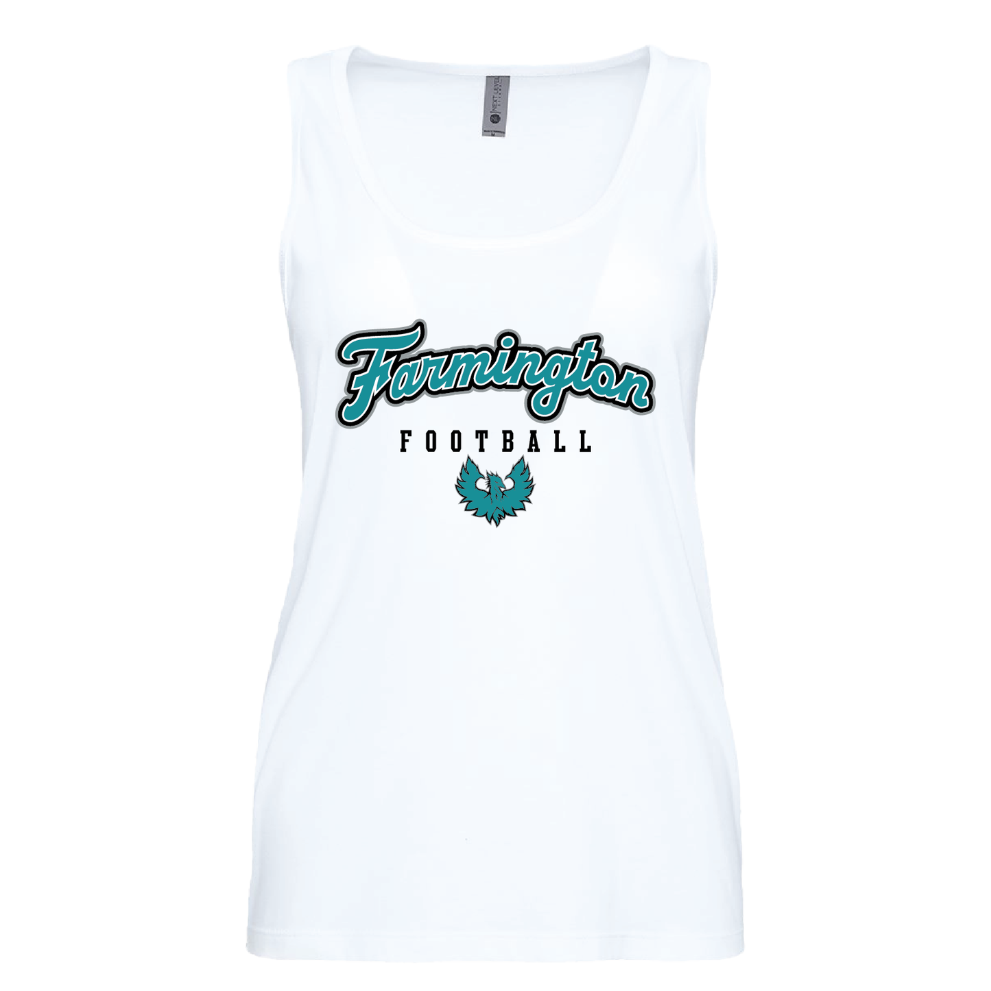 Farmington Football Script W/Phoenix Logo - Mens | Womens | Youth Tank Top
