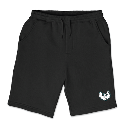 White Phoenix Logo - Mens  | Womens | Youth Fleece Shorts