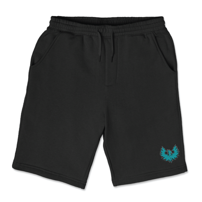 Teal Phoenix Logo - Mens  | Womens | Youth Fleece Shorts