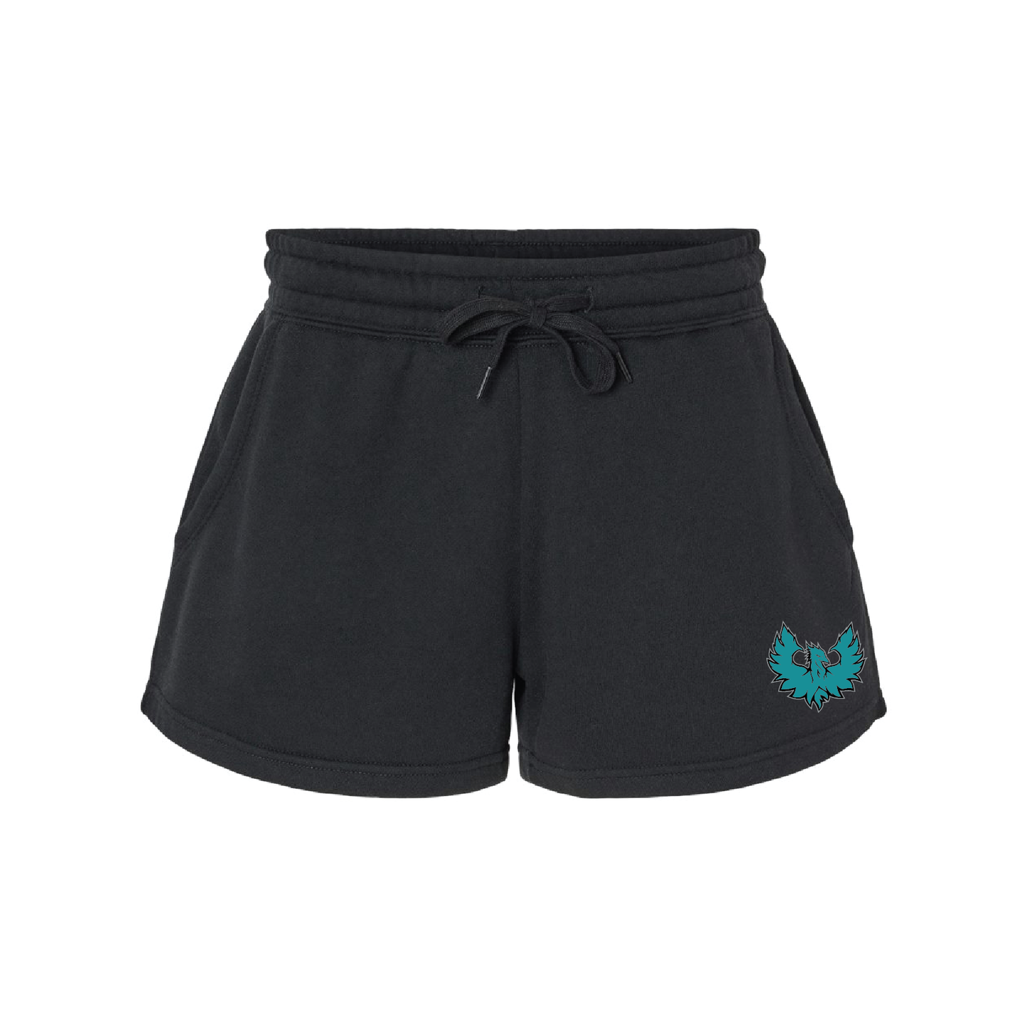 Teal Phoenix Logo - Mens  | Womens | Youth Fleece Shorts