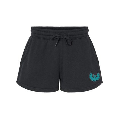 Teal Phoenix Logo - Mens  | Womens | Youth Fleece Shorts