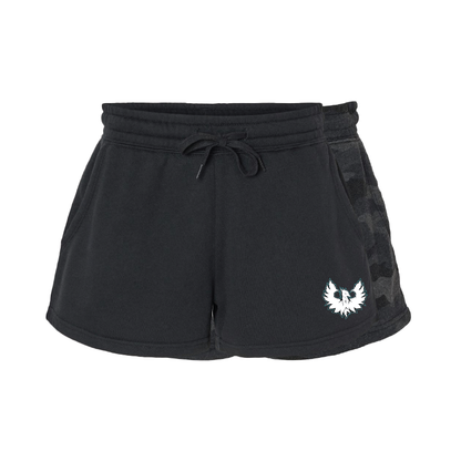 White Phoenix Logo - Mens  | Womens | Youth Fleece Shorts
