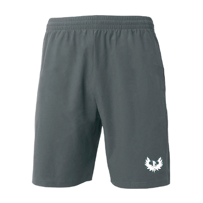 White Phoenix Logo - Mens Woven Pocketed Short