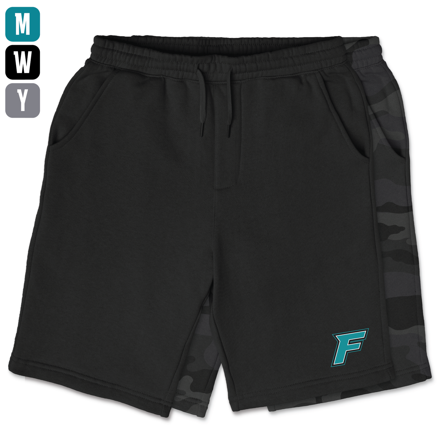 F Logo - Mens  | Womens | Youth Fleece Shorts