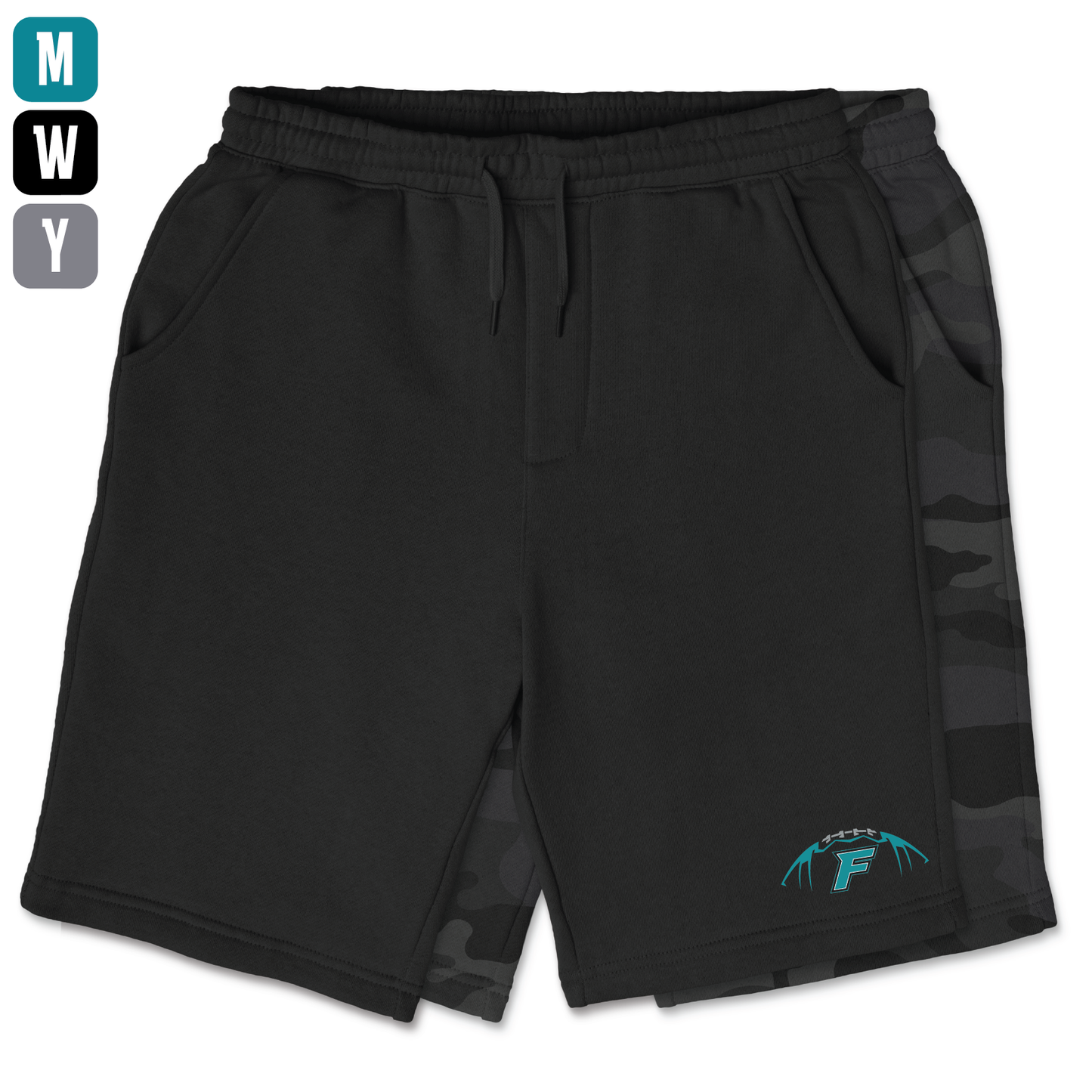 Football W/F Logo - Mens  | Womens | Youth Fleece Shorts