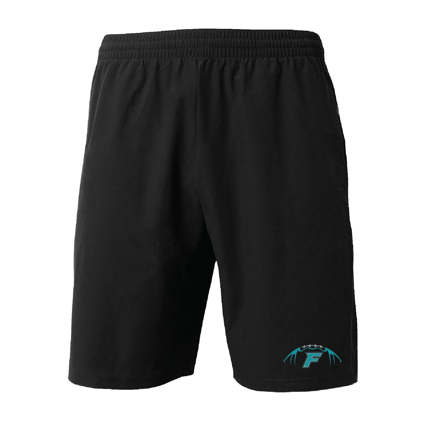 Football W/F Logo  - Mens Woven Pocketed Short
