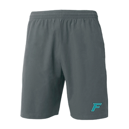 F Logo  - Mens Woven Pocketed Short