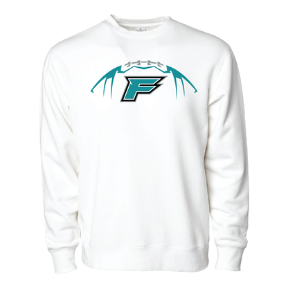 Football W/F Logo - Adult Crewneck Sweatshirt