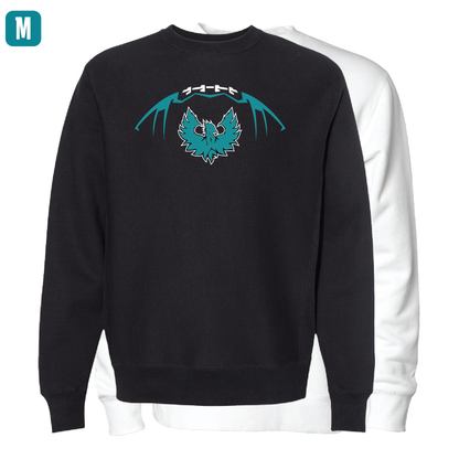 Football W/Teal Phoenix Logo - Adult Crewneck Sweatshirt