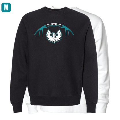 Football W/White Phoenix Logo - Adult Crewneck Sweatshirt