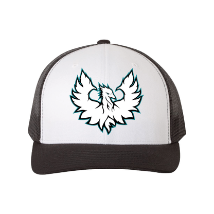 White Phoenix Logo - Trucker