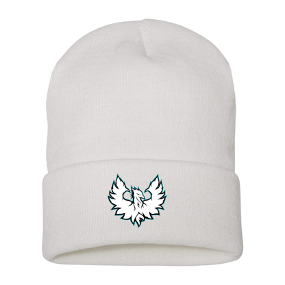 White Phoenix Logo - Cuffed Beanie