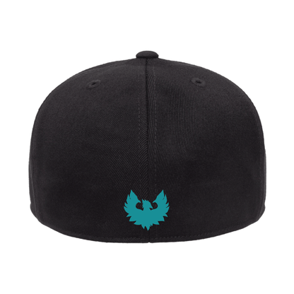 Teal Phoenix Logo - Flat Bill Flexfit