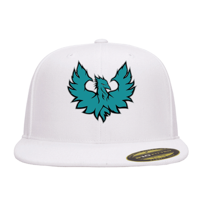 Teal Phoenix Logo - Flat Bill Flexfit
