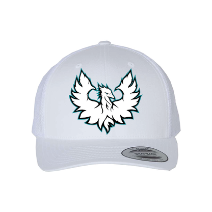 White Phoenix Logo - Trucker
