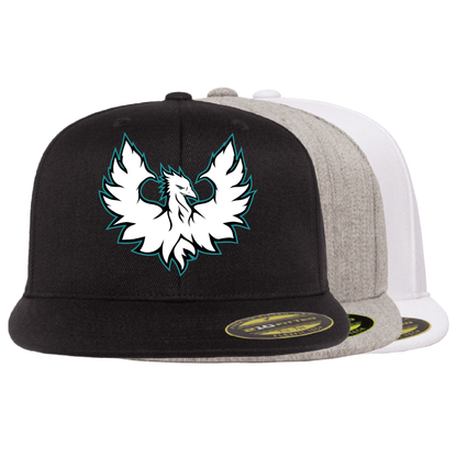 White Phoenix Logo - Flat Bill Flexfit