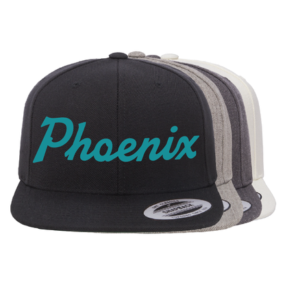 Phoenix Script - Flat Bill Snapback