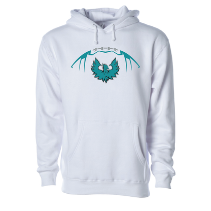 Football W/Teal Phoenix Logo - Adult | Youth Hoodie