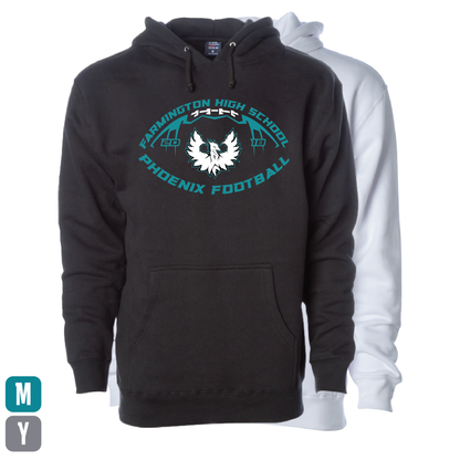 Farmington High School Phoenix Football W/White Phoenix - Adult | Youth Hoodie