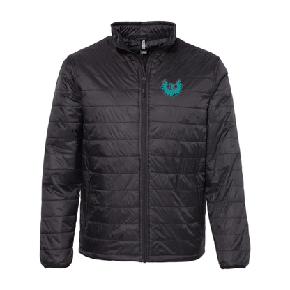 Teal Phoenix Logo - Mens | Womens Puffer Jacket