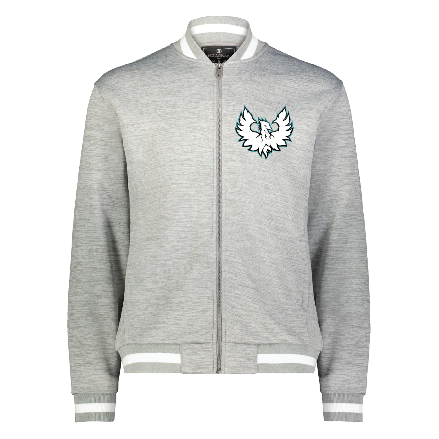 White Phoenix Logo - Mens | Womens | Youth Full Zip Jacket
