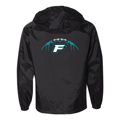 Teal Phoenix Logo - Mens Hooded Coach's Jacket