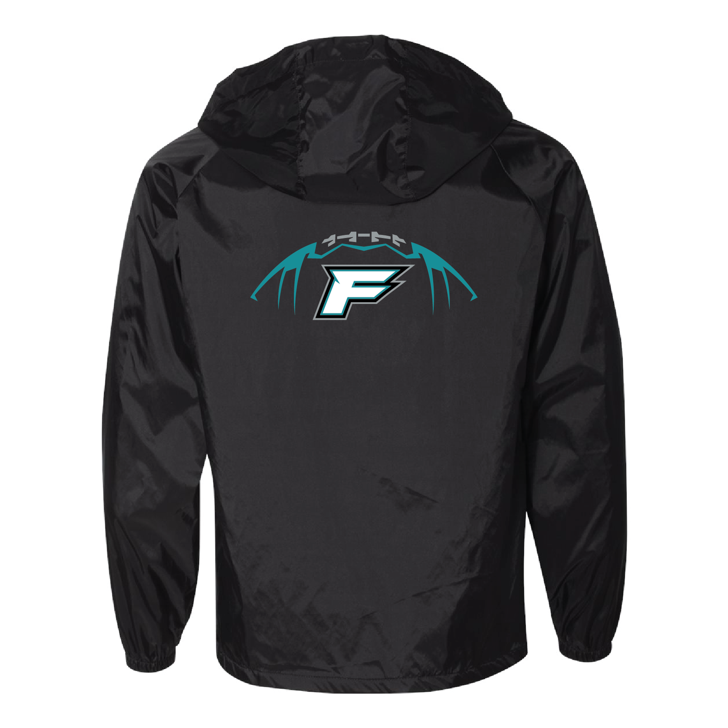 Teal Phoenix Logo - Mens Hooded Coach's Jacket