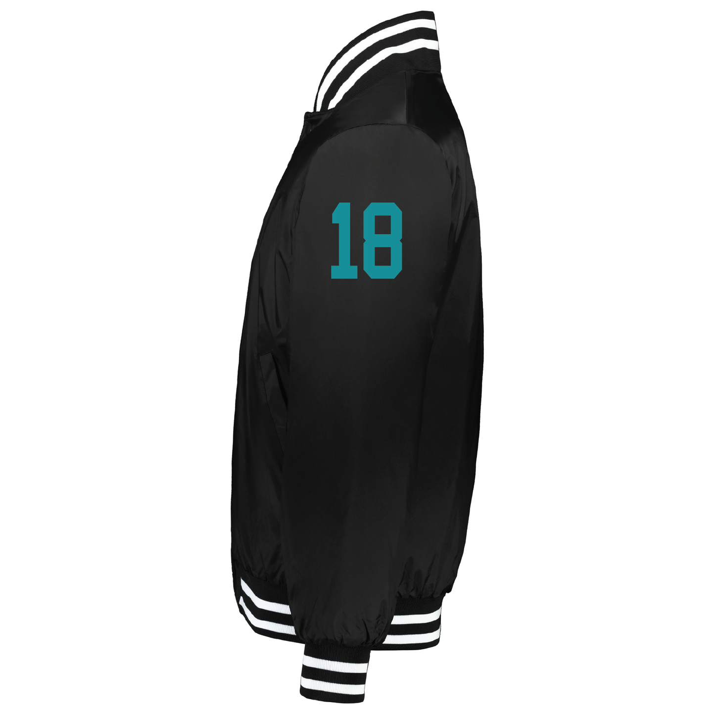 Football W/White Phoenix Logo - Mens Black Heritage Jacket