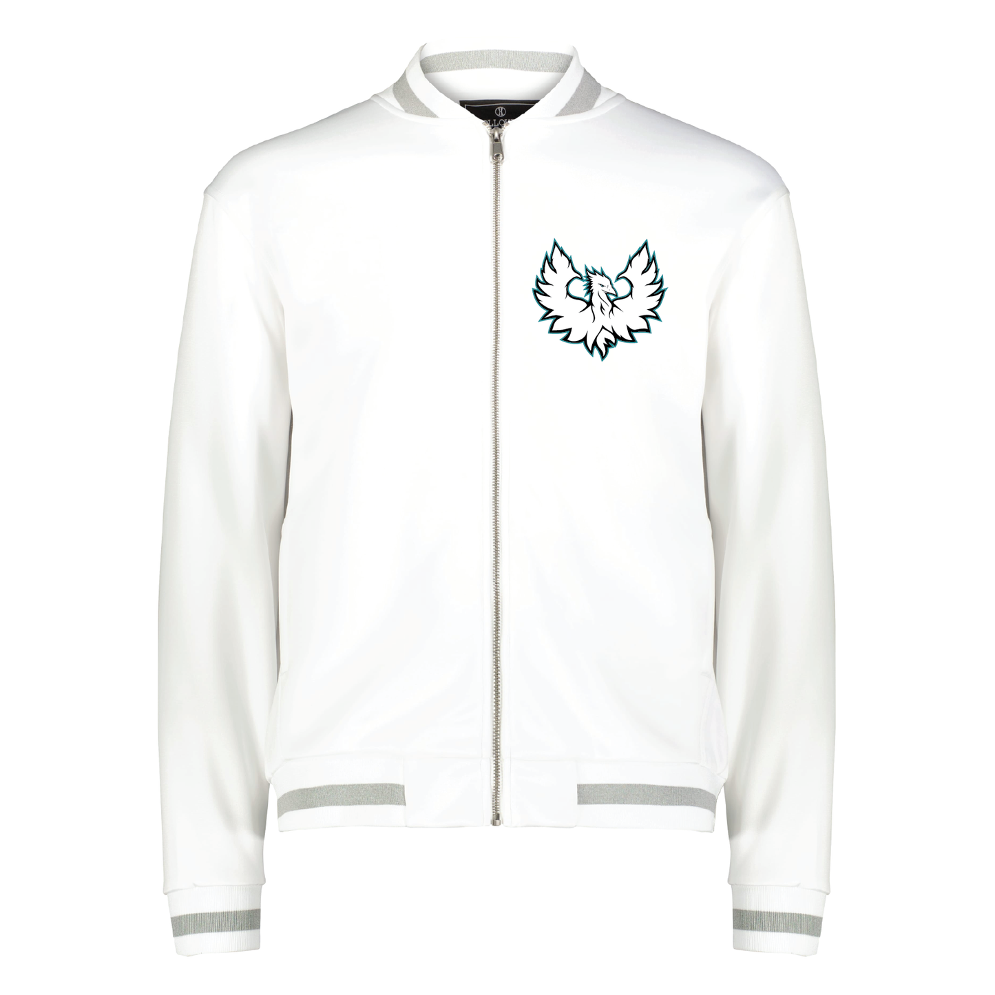 White Phoenix Logo - Mens | Womens | Youth Full Zip Jacket