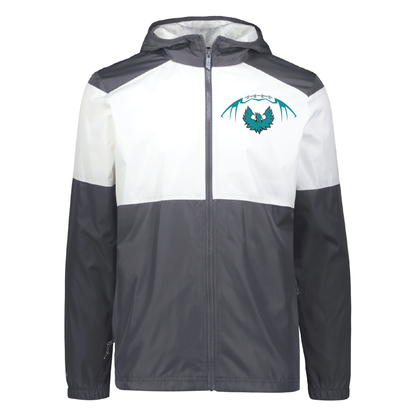 Football W/Teal Phoenix Logo - Mens | Womens | Youth SeriesX Hooded Jacket